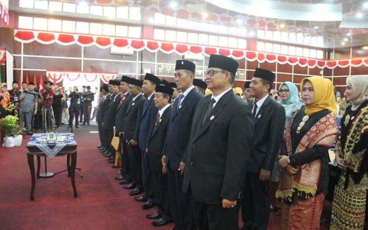 Pelantikan Anggota DPRD Kota Bengkulu Periode 2019 – 2024