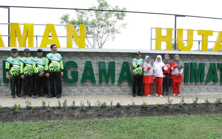 Plt Bupati Asahan Resmikan Taman Hutan Kota Kisaran