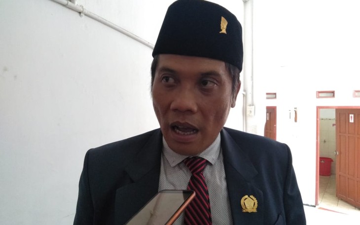 Ketua Sementara DPRD Kabupaten Blitar masa jabatan tahun 2019-2024 Suwito Saren Satoto.