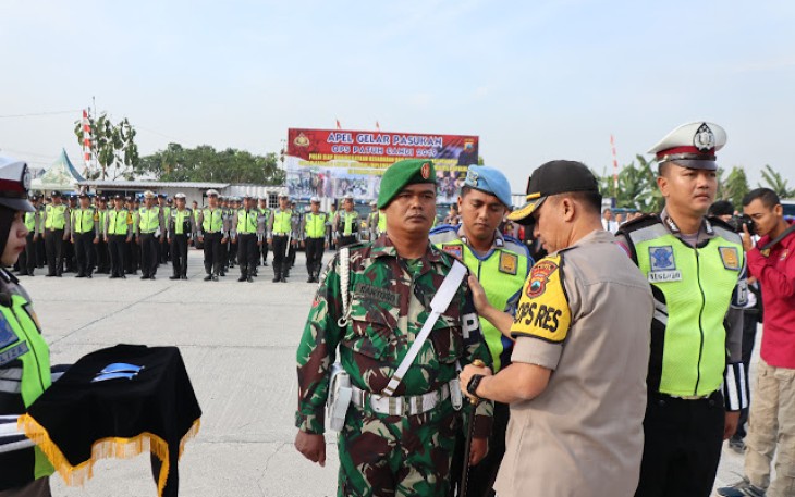 Prajurit Kodim Klaten Ikuti Apel Gelar Pasukan Operasi Patuh Candi 2019