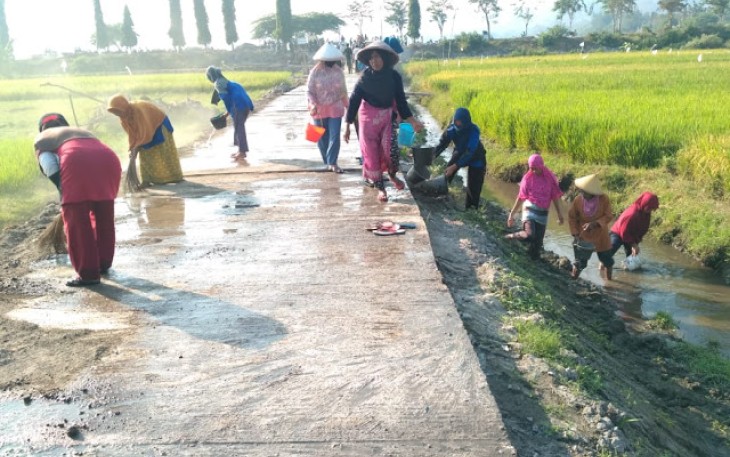 Impian Warga Jimbung Terwujud Berkat Satgas TMMD Reg 105 Kodim Klaten