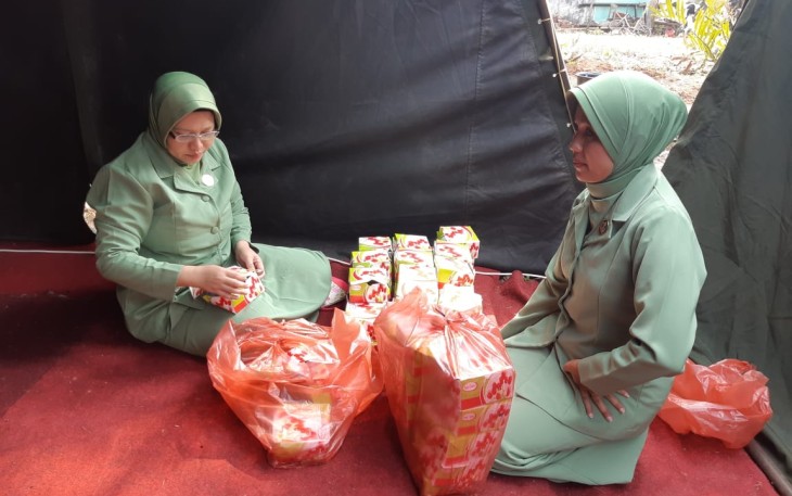 Dandim Apresiasi Srikandi-Srikandi Kodim Tigaraksa 
