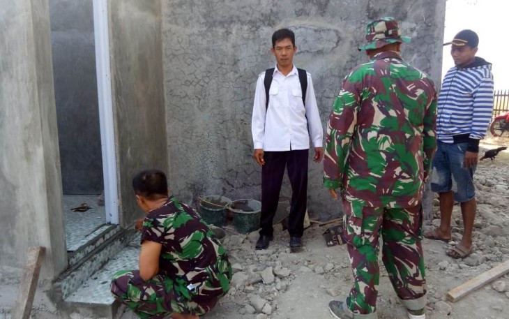 TNI Non Satgas Yang Rajin Sukseskan TMMD Kalikondang