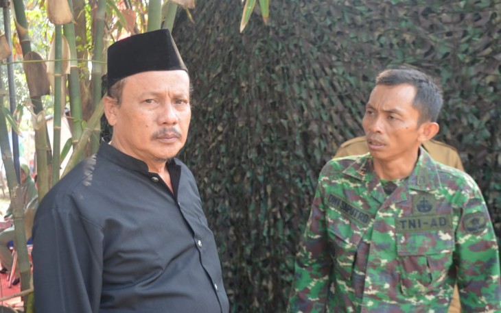 Dansatgas TMMD Desa Blukbuk Warga Jangan Terpengaruh Isu Perpecahan