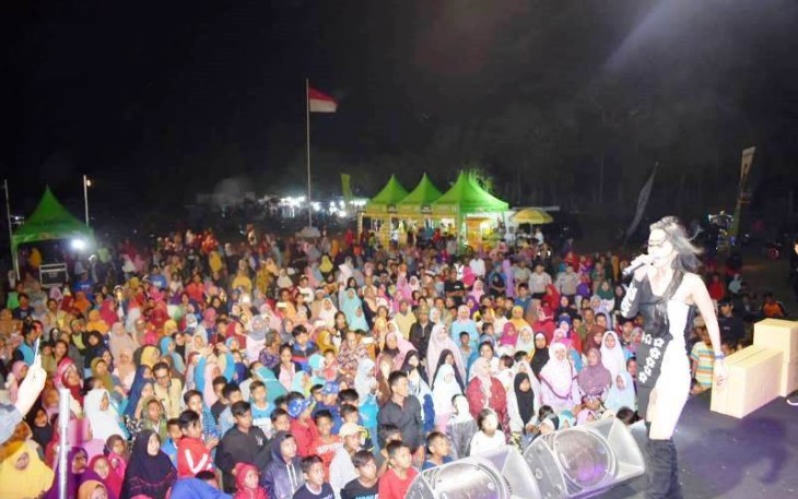 TMMD Jatimulya Tegal Digoyang Artis Bintang Pantura 