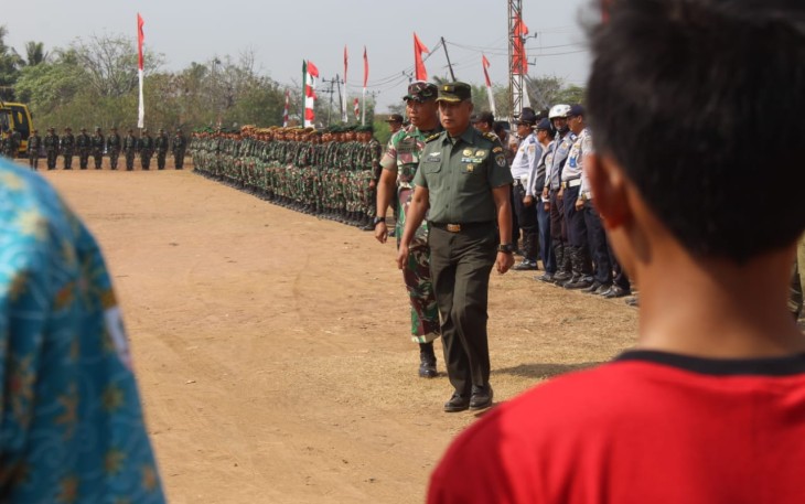 Dandim Lega Semua Pekerjaan Fisik TMMD Rampung Jelang Penutupan
