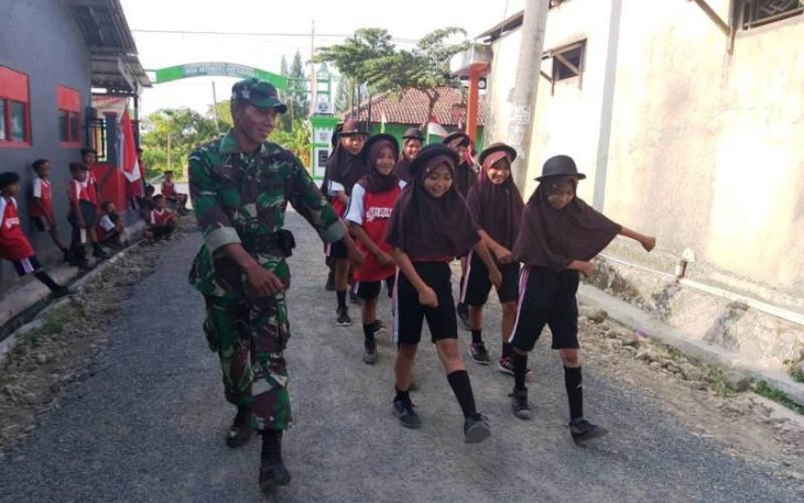 Jalan Hasil TMMD Reguler Tegal Menjadi Tempat Baru Latihan Hanmars