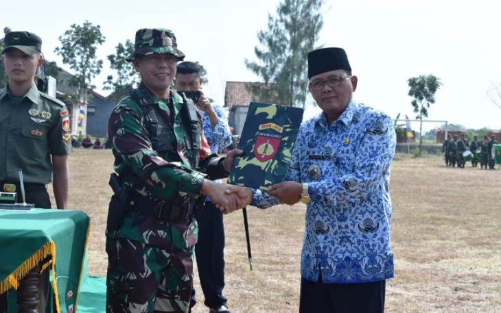Satgas TMMD Reguler Resmi Menyerahkan Karya Pembangunan 