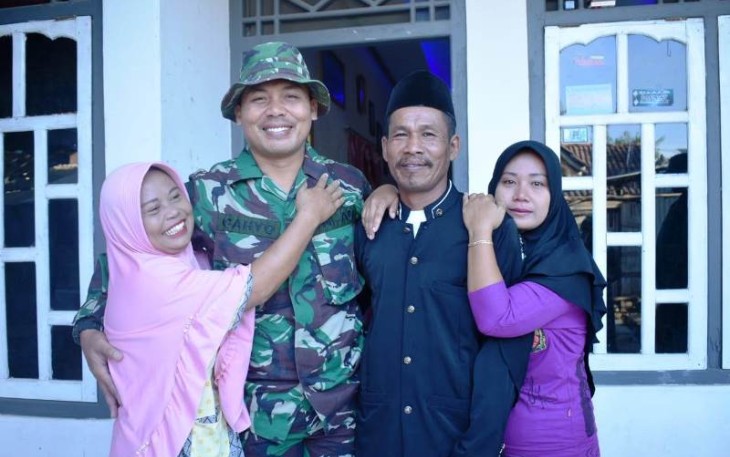 Kesuksesan Utama Satgas TMMD Tegal Adalah Membangun Keluarga Baru