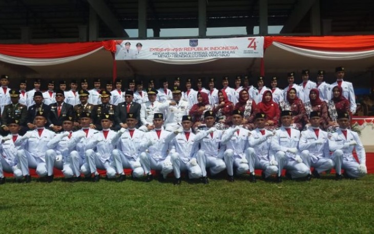 Upacara HUT RI Ke 74 Pemerintah Kabupaten Bengkulu Utara 
