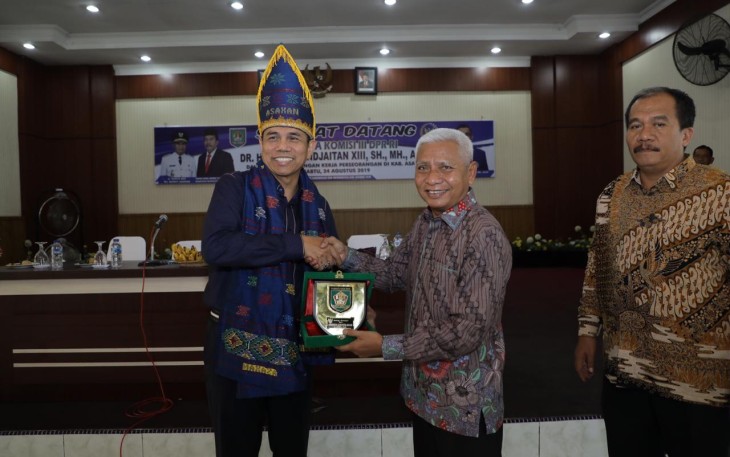 Plt Bupati Asahan Surya Terima Kunker DPR RI Komisi III Di Rumah Dinas Bupati Asahan 
