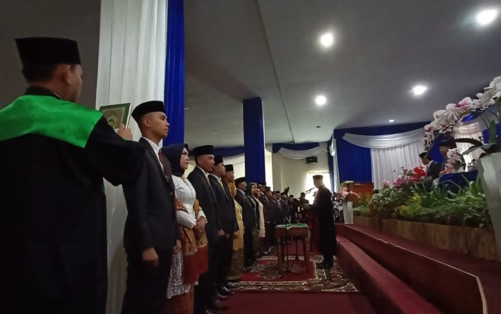 Pelantikan Anggota DPRD Kabupaten Bengkulu Tengah Periode 2019 2024 