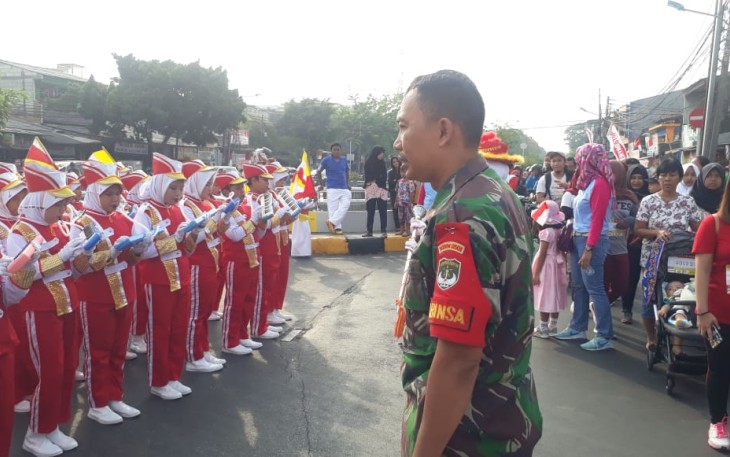 Wadanramil 07/Kemayoran Ajak Warga Serdang Pererat Silahturahim