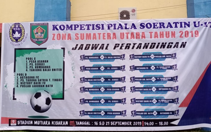 Kompetisi Piala Soeratin U17 Di Asahan