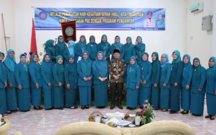 Wakil Wali Kota Bengkulu Dedy Wahyudi Foto Bersama 