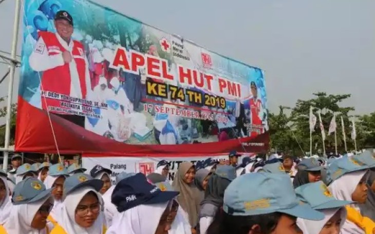 Apel HUT KE 74 Palang Merah Indonesia Kota Tegal