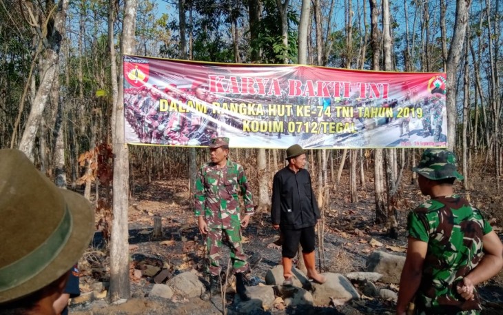 Desa Sangkan Jaya Karya Bakti Kodim 0712/Tegal 
