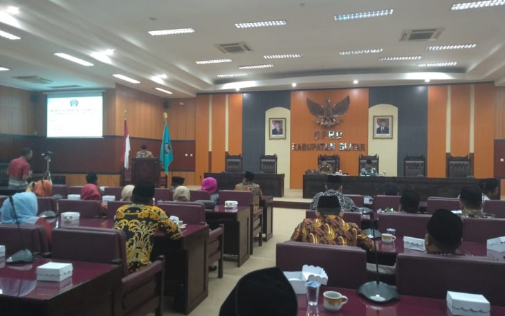 Susunan Fraksi DPRD Kabupaten Blitar Periode 2019-2024 Diumumkan