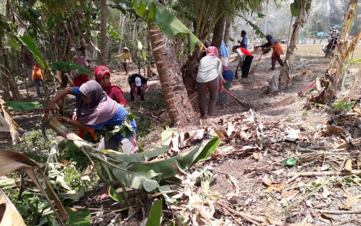 Berkah Usai Gotong Royong di Lokasi Pra TMMD