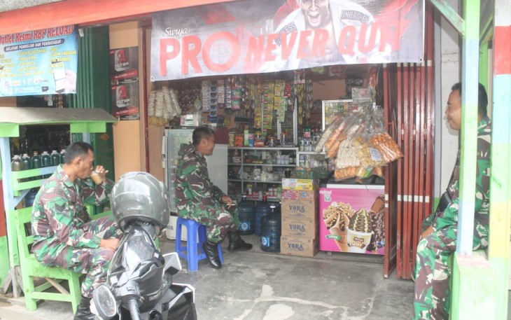 TMMD ke-106 Kodim Cilacap Bawa Berkah Warung Warga