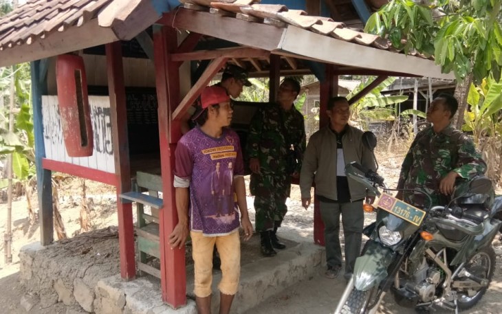 TNI Kodim Cilacap Imbau Warga Aktifkan Kembali Siskamling