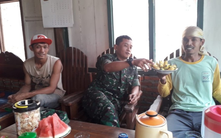 Kekraban Terjalin Antara TNI dengan Warga di TMMD 106 Kodim Cilacap