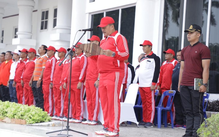 Sekda Asahan Jadi Pembina Upacara Pada Peringatan Haornas Ke 36