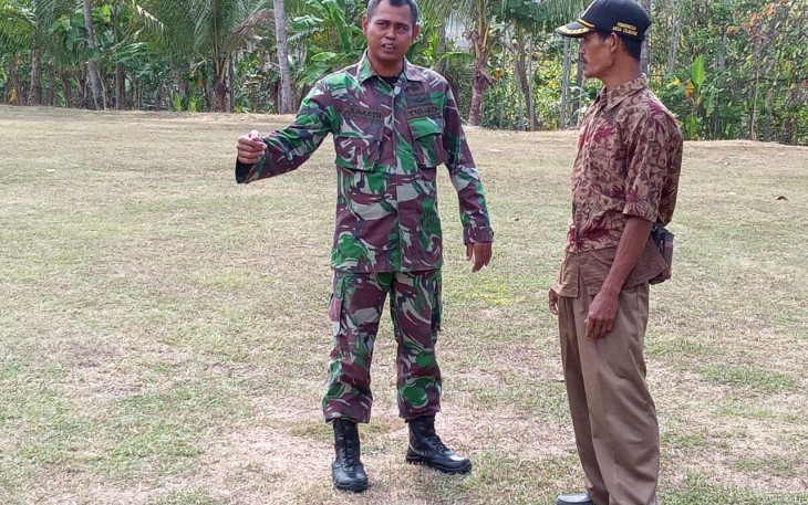 Sertu Jumadi Koordinasi dengan Kadus