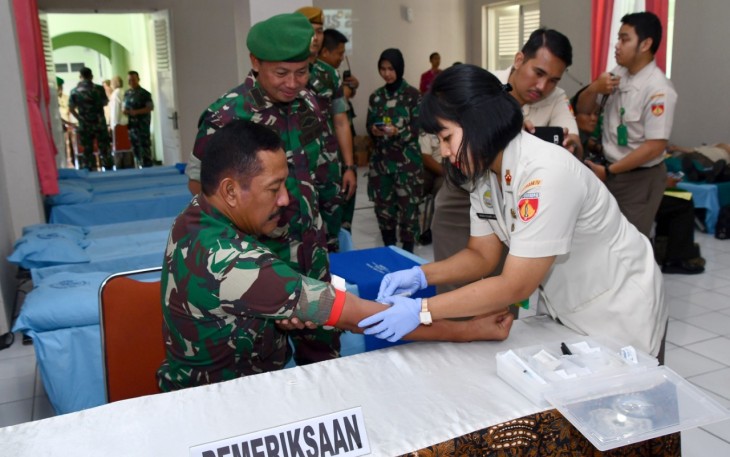 Kodam IV/Diponegoro Giat Donor Darah