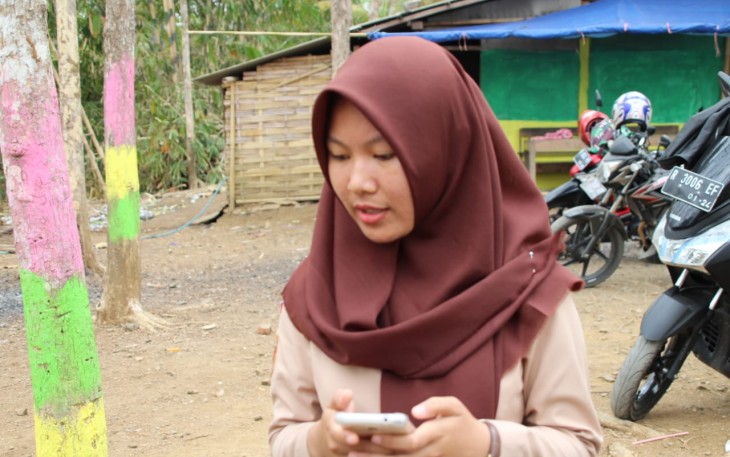 Siswa SD N 01 Prapagan mendapatkan tambahan materi Pendidikan dari TNI