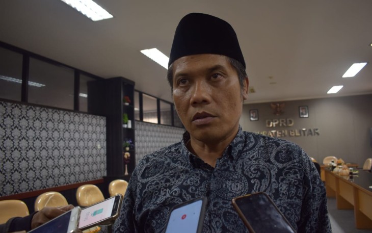  Ketua Sementara DPRD Kabupaten Blitar Periode 2019-2024 Suwito Saren Satoto