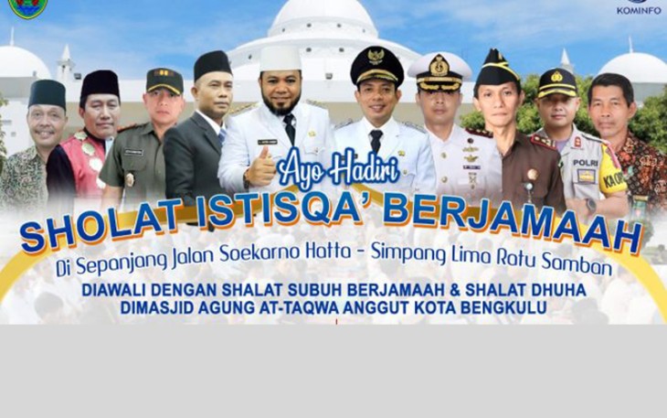 Wali Kota Bengkulu Ajak Peserta TTG Ikuti Salat Istisqa