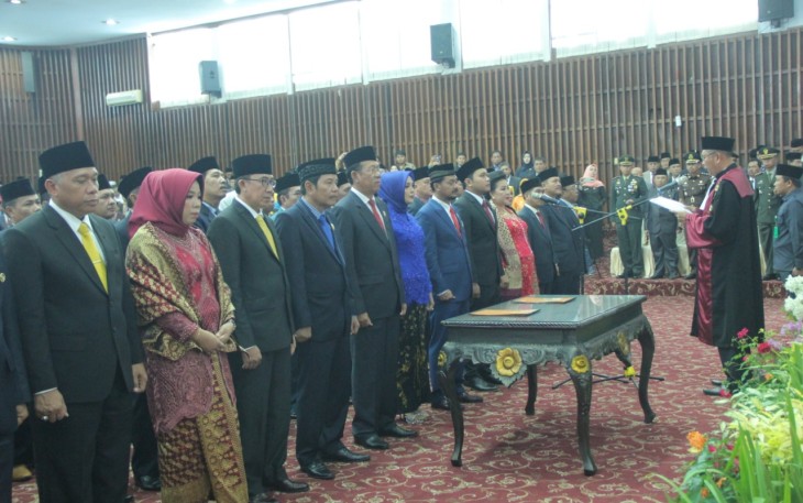 Pelantikan Anggota DPRD Provinsi Bengkulu Periode 2019 2024