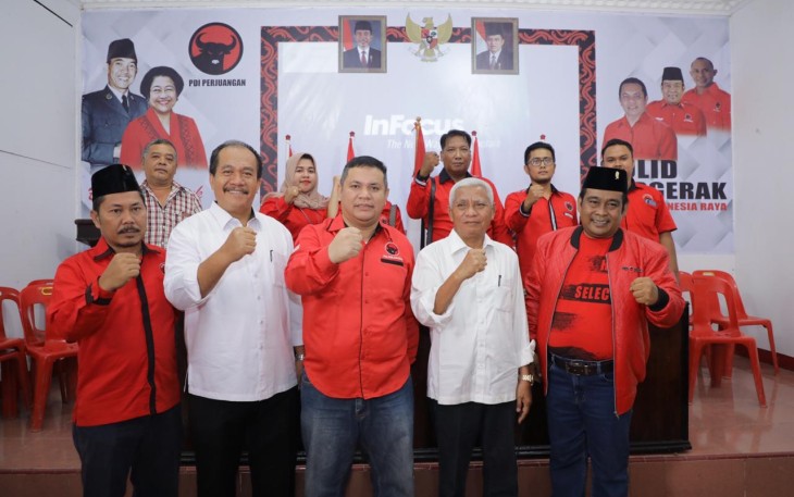 Surya dan Taufik Resmi Mendaftar Balon Bupati/Wakil Bupati di PDI-P Asahan