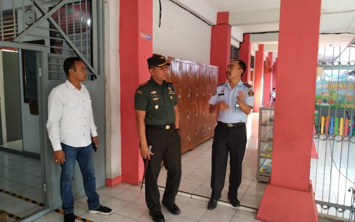 Komandan Komando Distrik Militer 0723 Klaten Letkol Kav Minarso Silaturahmi Dengan  Plt Kepala Lapas Kelas II B Klaten