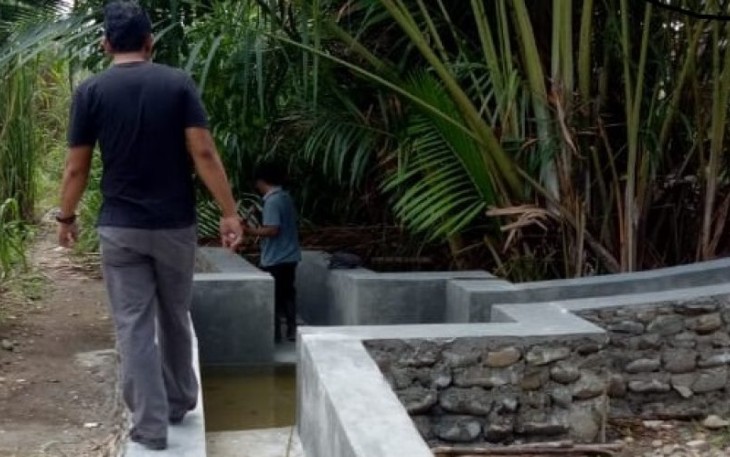Rehab Irigasi Air Payang II di Desa Talang
