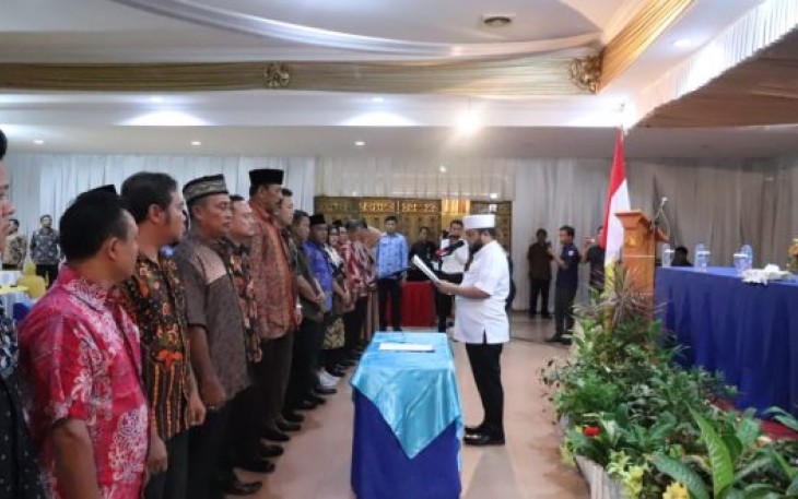 Wali Kota Bengkulu Helmi Hasan Kukuhkan 50 Anggota Forum Kewaspadaan Dini Masyarakat
