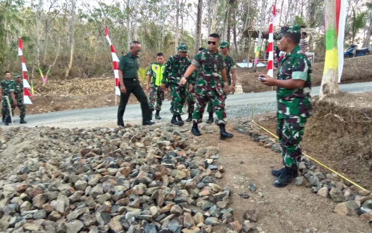 Dandim Cilacap Cek Langsung Persiapan TMMD 106 di Desa Cilibang