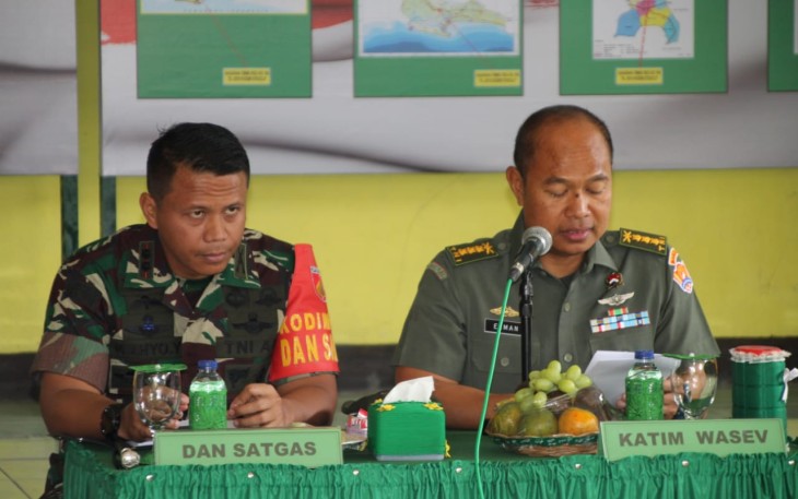 Tim Wasev Sterad Cek Pencapaian Pembangunan TMMD Reguler Ke-106 Kodim 0703/Cilacap