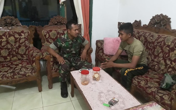 Kapten Inf Agus Wantoro Tinjau Posko Satgas TMMD 