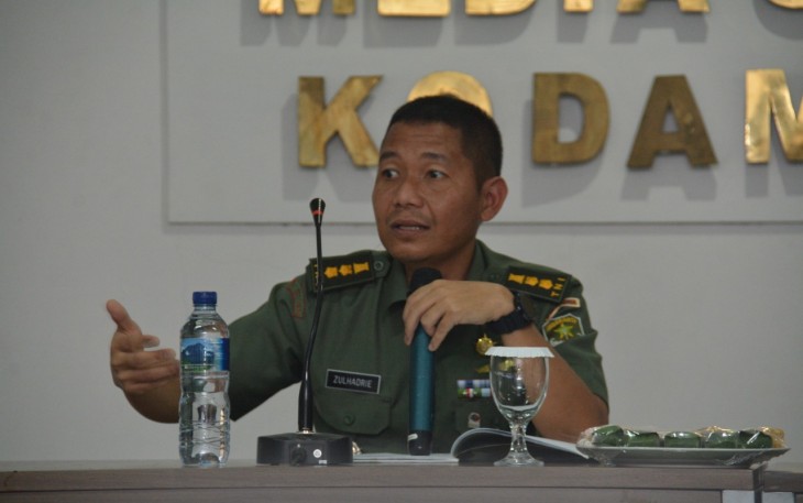 Kapendam Jaya Kolonel (Czi) Zulhandrie S. Mara