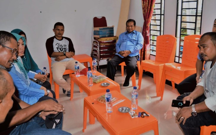 Arahan Serta Proses Musyawarah Antara Tim PDAM Bireuen Dengan Pengelola Desa Ie Rhob Barat Kecamatan Simpang Mamplam Kabupaten Bireuen Berlangsung Penuh Suasana Keakraban di Aula Kantor Kades Desa I Rhob Barat Kecamatan Simpang Mamplam Bireuen Senin 21 Oktober 2019