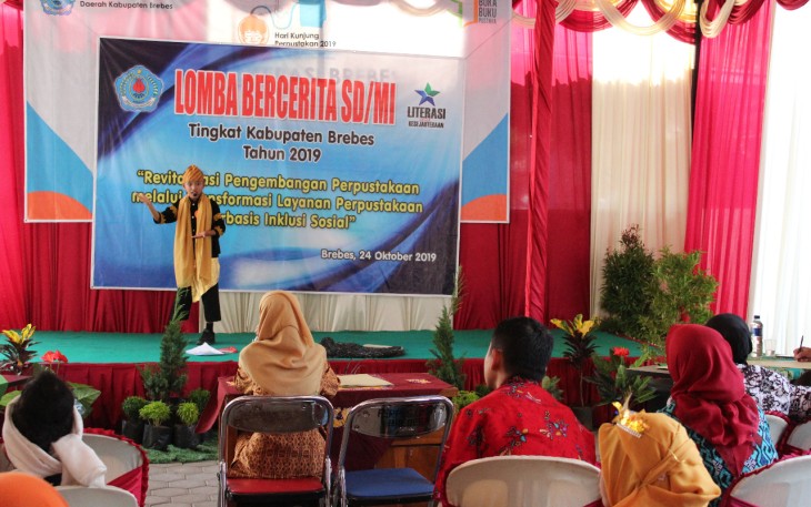 Perpusda Brebes Adakan Lomba Dongeng Anak