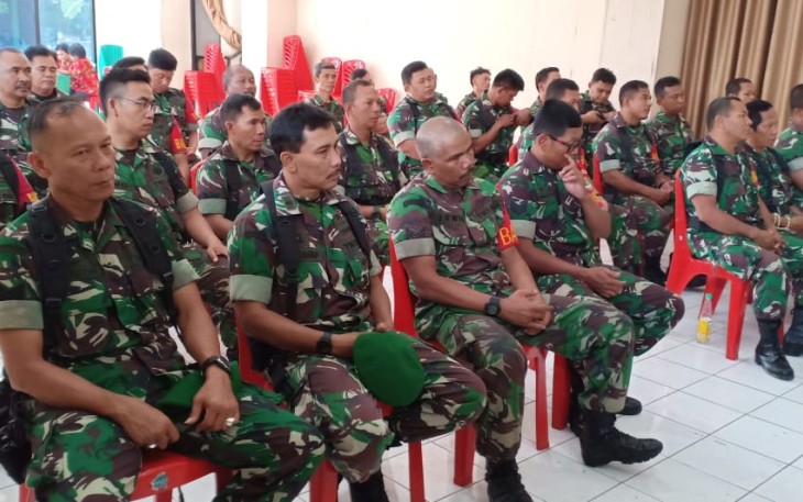 Pembinaan Kesiapan Aparat Kewilayahan dan Puanter Kodim 0505/JT TA.2019