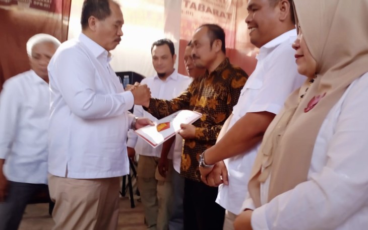 Surya Taufik Balon Bupati Asahan Daftar ke Partai Gerindra