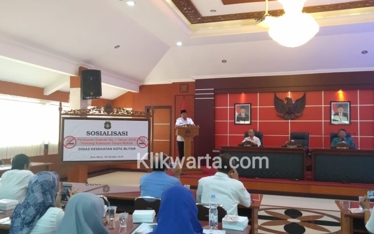 Plt Wali Kota Blitar Santoso Berikan Sambutan 