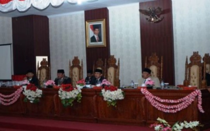 Paripurna Istimewa DPRD Lebong 
