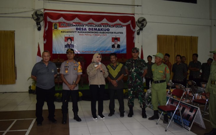 Forkopimda Klaten Lakukan Patroli Jelang Pilkades Serentak