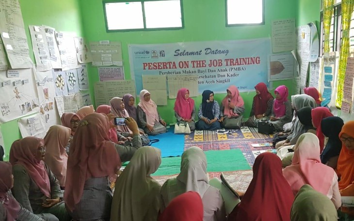 Flower Aceh Gelar Pelatihan PMBA di Aceh Singkil