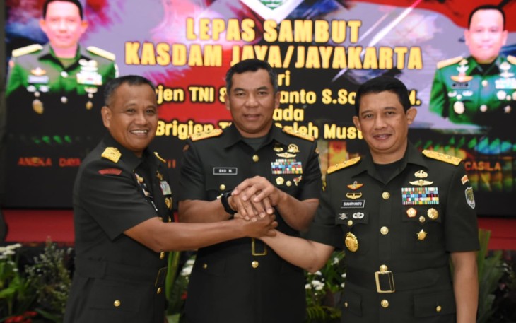 Lepas sambut Kepala Staf Kodam Jaya